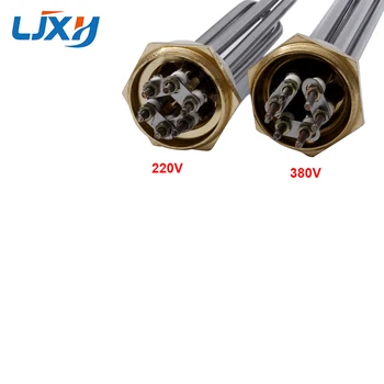 LJXH DN32 Električni bojler za Ogrevanje Element z Interal Matica 220V/380V 304SUS Cevi Bakrene Nit 3KW/4.5 KW/6KW/9KW/12KW