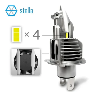 Stella H4/9003/HB2 LED avto smerniki žarnice 12V 24V 70W 11600LM led svetilke za auto high beam kratki pramen, meglenke motocycle h4