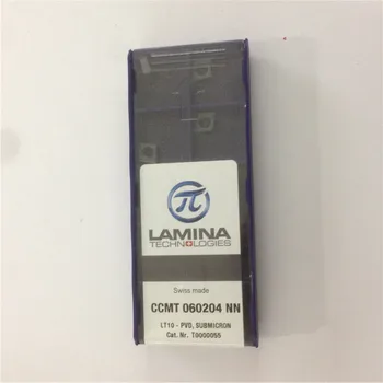 CCMT060204-NN LT10 Prvotne LAMINA karbida vstavite z najboljšo kakovost 10pcs/veliko brezplačna dostava