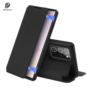 Za Samsung Galaxy Note 20 Ultra Primeru DUX DUCIS Magnetni Flip Usnje+TPU All-inclusive Primeru Pokrovček za Galaxy Note 20 чехол