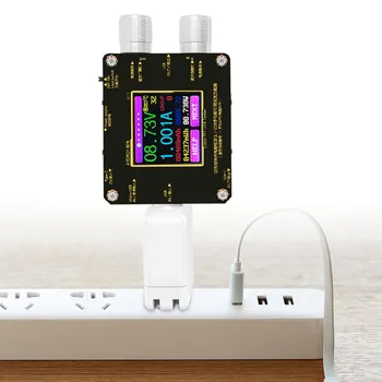 QI Brezžični Polnilnik Tester Barvni TFT Bluetooth android računalniško aplikacijo USB Trenutno Napetost merilnika Obremenitev Detektor kazalnik DC voltmeter