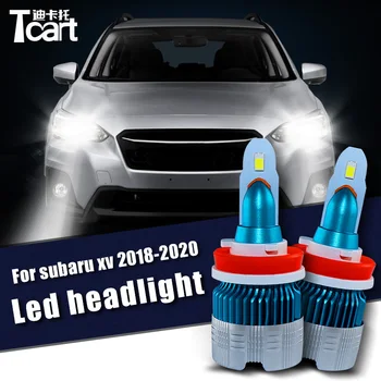Za Subaru XV crosstrek 2018 2019 2020 pribor Tcart LED z Nizko svetlobe visoko svetlobe smerniki Žarnice 6400LM 1set