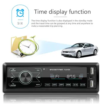 1 Din Avto Radio Bluetooth se Dotaknite Zaslona, MP3 Predvajalnik In-Dash FM Avdio Radio, BT, USB, SD, AUX Stereo Avto MP3 Player, Avto Elektronika