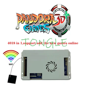 4018 v 1 Arkadna Igra PCB Board USB, Žični Brezžični Gamepad Nastavite 168*3d WIFI DIY Arkadna Kit Pandora 3D online igre, Download Igre