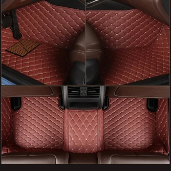 Usnje po Meri avtomobila talna obloga za Lexus CT200h ES300h GS300 GS450h GX460 GX470 HS250h IS350 LS500H preprogo avto dodatki