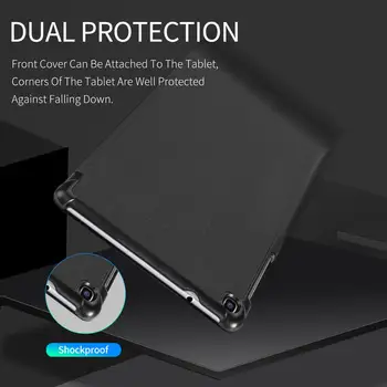 Za Samsung Galaxy Tab A 8.0 Pen 2019 SM-p200 SM-P205 Primeru Zajema Mode PU Usnje, usnjeni Zaščitni Lupini Stojalo Ultrathin Anti padec