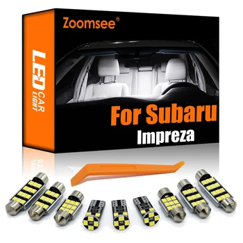 Zoomsee Notranjosti LED Za Subaru Impreza 1993-2020+ Canbus Vozila Žarnice Notranja Kupola Zemljevid Branje Svetlobe, brez Napak Lučka Auto Deli
