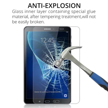 9H Kaljeno Steklo Za Samsung Galaxy Tab A6 10.1 2016 T585 T580 Screen Protector Za SM-T580 SM-T585 Tablet Zaščitno folijo