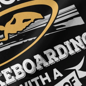 Vikend Napoved Wakeboarding S Priložnost Pitne T Shirt Fant Dobre Kakovosti Tee Moški Kratkimi Popust Na Blagovno Znamko Oblačil