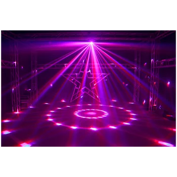 Brezplačna dostava Vroče prodaje LED Kaleidoscope 4in1 učinek svetlobe z daljinskim upravljalnikom za disco sdj objave stranko poroko fazi učinek svetlobe