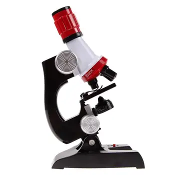 Novo Mikroskopom Komplet Lab LED 100X-1200X Doma, Šole, Izobraževalne Igrače Darilo Biološki Mikroskop Za Otroke Otrok