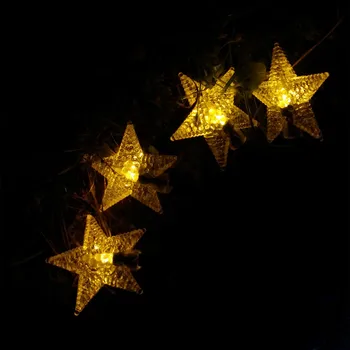 YIYANG LED Prostem Vrt Božični Luči Star Luč za Počitnice Božič Stranko Novo Leto Dekoracijo Luces de Navidad par Zunanjost