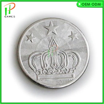 100 kosov 25*1.85 mm Igra žeton iz nerjavečega jekla arkadna žeton Igra kovanec kovanec za vstavljanje posamičnih Igra pralni dodatki