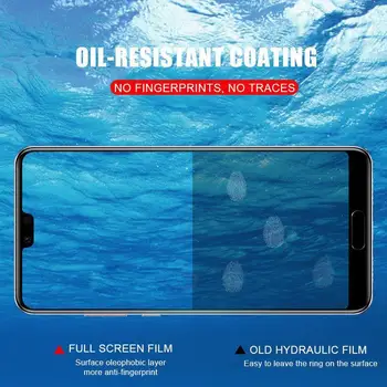 KEYSION Kaljeno Steklo za Huawei P Smart 2021 Y7A Y9A Y8S 2020 HD Jasno, Polno Zajetje Screen Protector Film za Čast 10X Lite