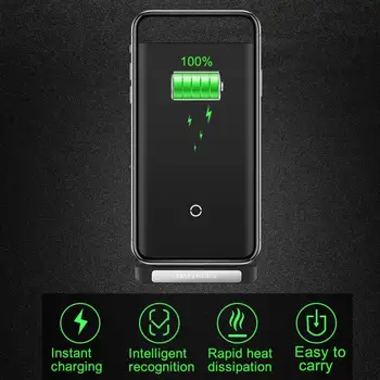 Qi Brezžični Hitro Polnjenje Polnilnik Dock Stojalo Za Galaxy S20+ iPhone 7 11 hitro wirless Polnjenje za Samsung Huawei telefon polnilnik