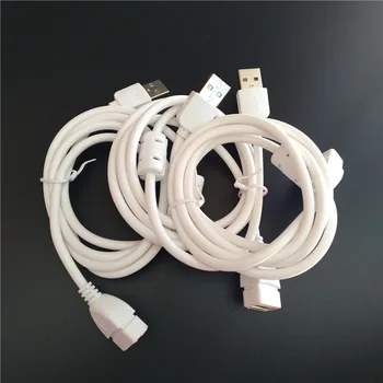 30pcs/veliko USB Moški Ženski Podaljšanje Adapter Kabel Podaljšek Kabel za Polnjenje