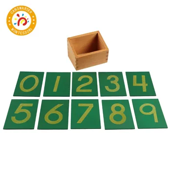 Otroška Igrača Montessori Matematiko smirkovim papirjem Število Polje Z Leseno Predšolsko Učenje Število Uresničevanje Igrače Igre Zgodnje Izobraževanje MA010