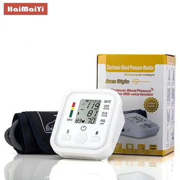 Tonometer Sfigmomanometri pulsometer Samodejno Digitalno nadlaket Krvni Tlak Spremlja Srčni Utrip Stopnja Pulz Meter