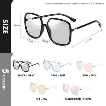 LIOUMO Design Prevelik sončna Očala Za Ženske 2021 Fashion Travel sončna Očala Photochromic Polarizirana Moških UV400 gafas de sol mujer