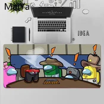 Maiya Vrh Kakovosti Med Nami DIY Design Vzorec Igra mousepad Brezplačna Dostava Velik Miško, Tipke Tipkovnice Mat