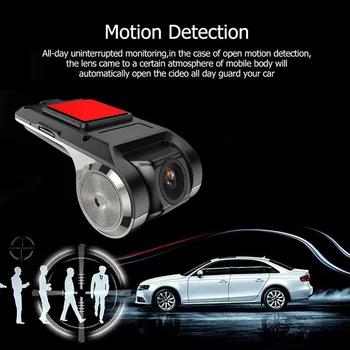 Anytek ADAS WIFI Vožnja Avtomobila Diktafon 1080P USB Android Elektronski Pes Avto DVR Night Vision ADAS Parkiranje Spremljanje Dash Fotoaparat