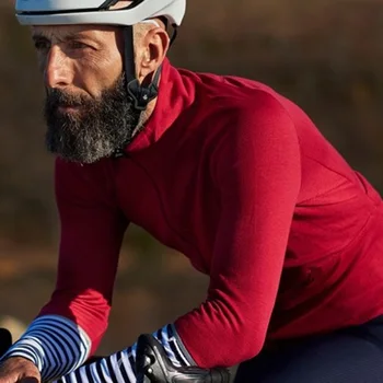 2021 Pomlad prugasta bela long sleeve kolesarjenje jersey Priložnostne Šport dirke majica aerodinamiko MTB ridewear Ropa ciclismo hombre