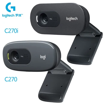 Original Logitech C270/C270i IPTV HD 720P Kamera Vgrajen Mikrofon USB Računalnika, Spletna Kamera Za Prenosni RAČUNALNIK Video Klica Konferenčni