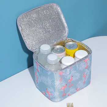 Brivilas kvadratnih kosilo vrečko za ženske ročaj izolacija prenosne toplotne hladilnik vrečko piknik potovanja, shranjevanje nepremočljiva hrane vrečko polje