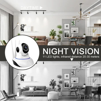 1080P HD Brezžični Video Baby Monitor WIFI IP Kamera Night vision Avdio kamer CCTV Notranja Varnost V380