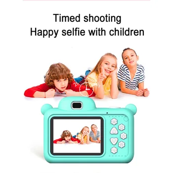 Mini pretresel mraz za otroke digitalni fotoaparat za 2,4 palčni zaslon visoke LOČLJIVOSTI 1080P otroci igrače kamera Fotografiranje za Otroke Darilo