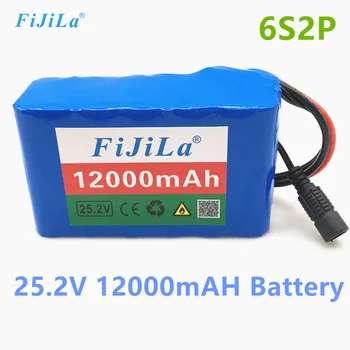 6s2p 25.2 V 12Ah Baterije Litijeva Baterija 25.2 v 12000mAh Električnih Koles /Električni/Li ion Baterijo z BMS