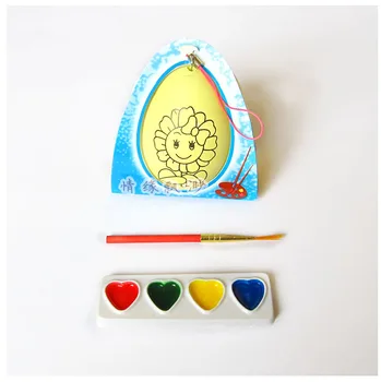 10 Kos otroke risanje Velikonočna jajca z 4 barvami pigmentnih / Otroci baby barvne risbe jajca za risanje in izobraževalne igrače