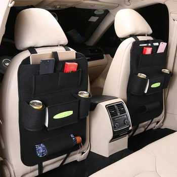 Avto Backseat Organizator Skladiščenje Žepi naslona za Varovanje sluha Kick Preproge za Otroke, Malčke, Potovalni Pripomočki