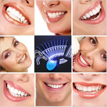 3/6/10pcs LED Luči Komplet za Beljenje Zob Zob Gel Whitener Odstrani Plaketo Belilno Zobno Orodje Za Osebno Zobozdravstvena Oprema