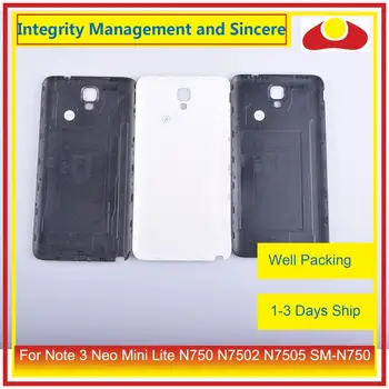 10Pcs/veliko Za Samsung Galaxy Note 3 Neo Mini Lite N750 N7502 N7505 Ohišje Baterije Vrata Zadaj Hrbtni Pokrovček Primeru Ohišje Lupino