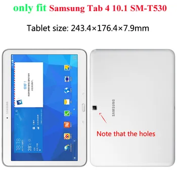 Ultra PU Usnje Stojalo Zaščitnik Tablični Primeru Za Samsung Galaxy Tab 4 10.1 palčni SM-T530 T531 T535 SM-T530 Tablični primeru
