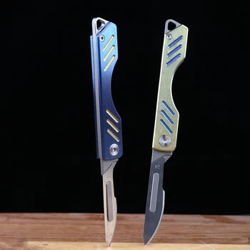 Folding nož mini taktično preživetje lovski tabor EOS visoke trdote prenosni self-defense nož