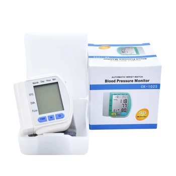 Brezplačna dostava za Zapestje Tonometer Utrip Monitor Zapestje Krvni Tlak Monitorji medidor de pressao arterijski