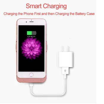 Xilecaly Baterije, Ohišje Za iPhone SE 2020 7 8 Plus 10000mAH Moči Banke Polnjenje Primeru Za iPhone 6 6S Plus Baterija Polnilnik Primeru