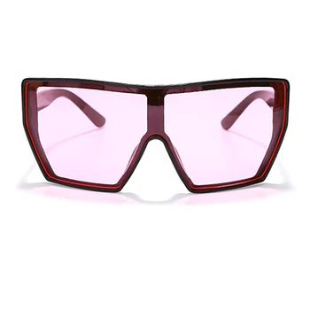 Prevelik sončna očala ženske 2020 luksuzne blagovne znamke Gradient jasno odtenki trendovska sončna očala ženska velikimi očali ženski oculos