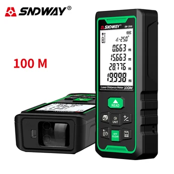 Sndway laser rangefinder digitalni merilnik razdalje 40/50 m 70m 100m elektronski ruleti laser range finder ukrep lazer Trena Meter
