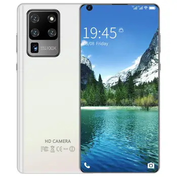Novo Galxy S30U+ Pametni telefon 7.2-palca Velik Zaslon Obraz ID Samsun 4G Mobilni mobilni telefon Globalni Različici Android 10.0 Primeru Telefon