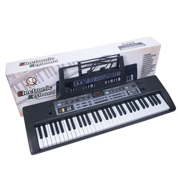 Vroče Prodaje 61 Tipke Otrok Digitalne Glasbe Elektronski Tipkovnici Odbor Električni Klavir S Stojalom In Mikrofon Za Otroke Darila