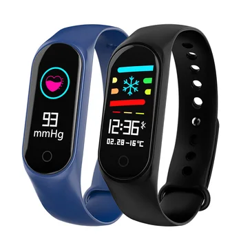 M3S Pametna Zapestnica Barvni-zaslon IP67 Fitnes Tracker krvnega tlaka, Srčnega utripa Smart band Za Android IOS telefon