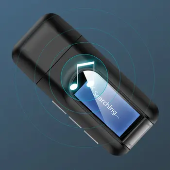 Bluetooth 5.0 Avdio Sprejemnik Oddajnik LCD-zaslon 3 V 1 3,5 mm Mini Priključek AUX, USB, Stereo Glasbeni Brezžični Adapter za TV Car PC