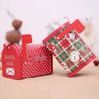 Nov prihod Božič Sladkarije Darilo Polje Obrti Skladiščenje Železa Box Predal, Božični Okraski, vroče prodaje navidad