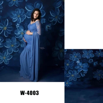HUAYI Fotografija Ozadje Novorojenčkov Otroka Rojstni dan Fotografija Ozadje Akvarel Oljna slika Cvetje Studio Portreti Rekviziti W-4003
