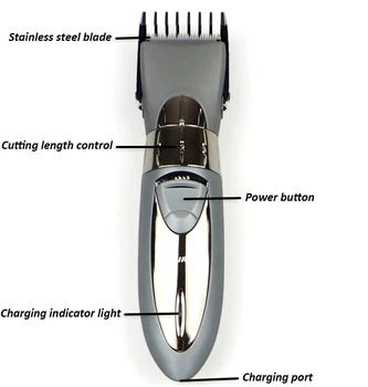 Profesionalni Električni Sušilnik Clipper Polnilna Hair Trimmer Za Lase Rezanje Stroj Za Frizuro Brado Trimer Nepremočljiva