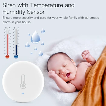 Tuya Temperatura Smart Vlažnost Senzor LED Zaslon Digitalni Termometer Merilnik Vlage Smart Življenje Tuya Aplikacijo Smart Home Automation