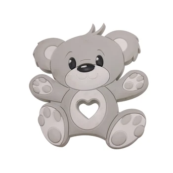 10pcs Medved Teether Začetnih Roko, Kar DIY Silikona Za Otroka Teether Začetnih BPA Free Hrane Silikona Baby Žvečljive Igrače